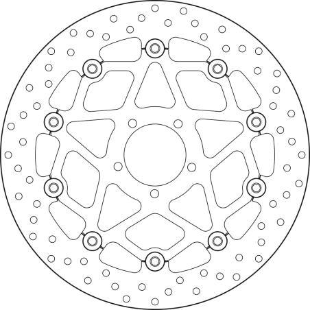 BREMBO Disco de freno flotante 78B408B1