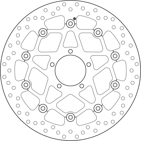 BREMBO Floating brake disc 78B408B2 78B408B2