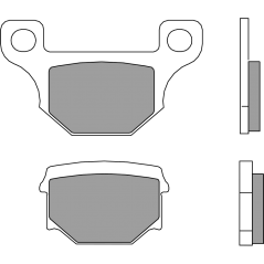 BREMBO Electric brake pads 07GR09CC 07GR09CC