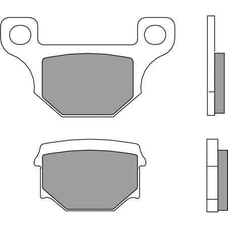 BREMBO Electric brake pads 07GR09CC 07GR09CC