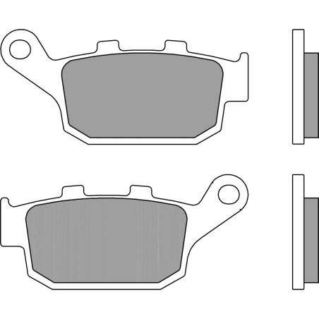 BREMBO Pastillas de freno organicas 07HO53CC
