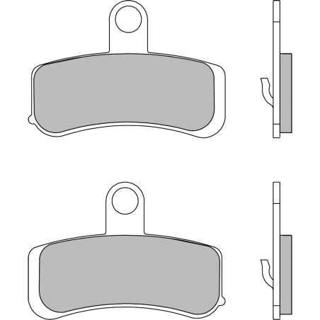 BREMBO SINTERED BRAKE PADS 07HD15SA 07HD15SA