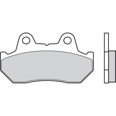 BREMBO Pastillas de freno orgánicas 07025