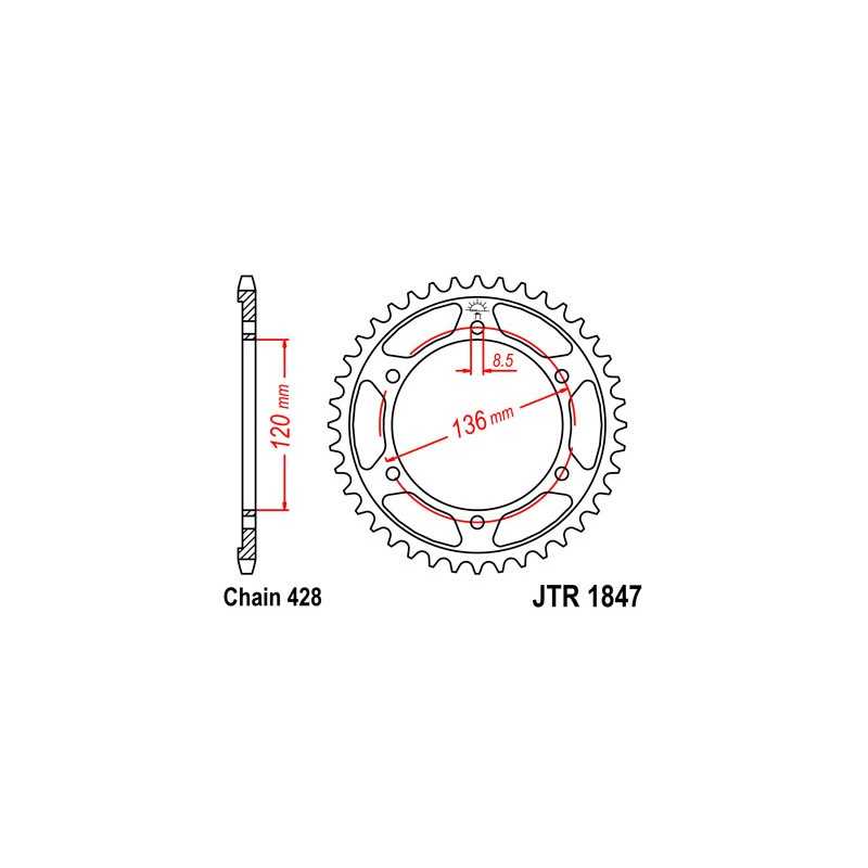 Ring, transmission, rear