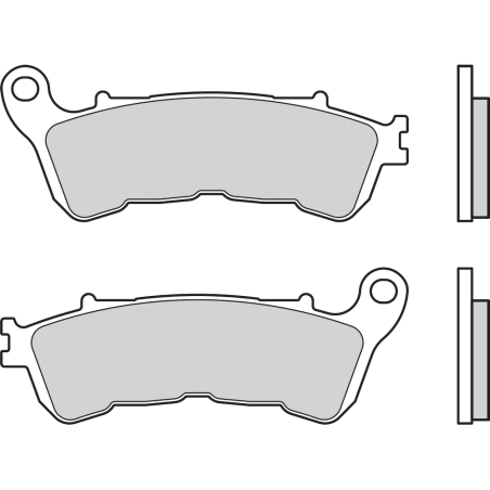 BREMBO Pastillas de freno 07063