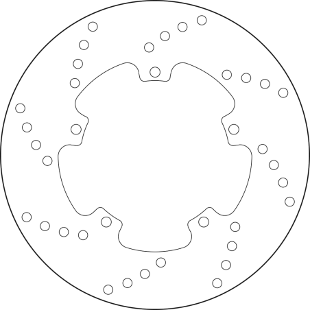 BREMBO BRAKE DISK 68B40722 68B40722