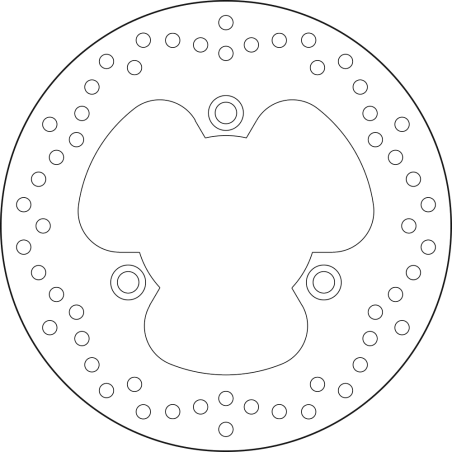 BREMBO BRAKE DISK 68B40743 68B40743
