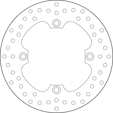 BREMBO BRAKE DISK 68B40754 68B40754