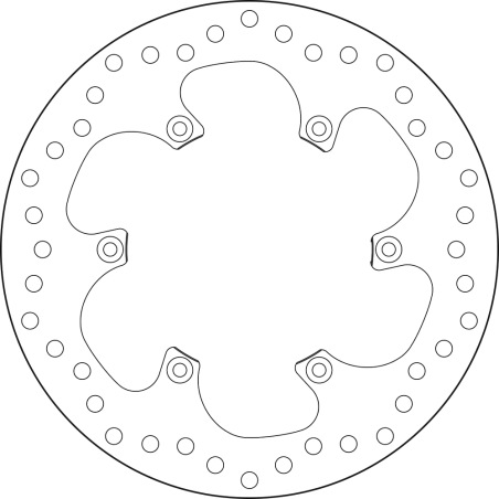 BREMBO BRAKE DISK 68B40784 68B40784