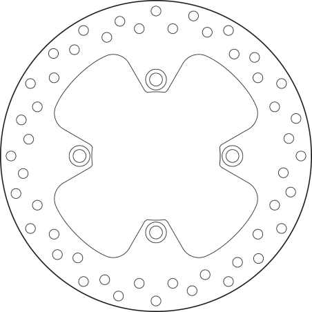 BREMBO BRAKE DISK 68B407A4 68B407A4