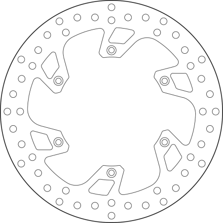 BREMBO BRAKE DISK 68B407B8 68B407B8