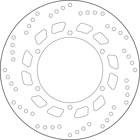 BREMBO BRAKE DISK 68B407D0 68B407D0