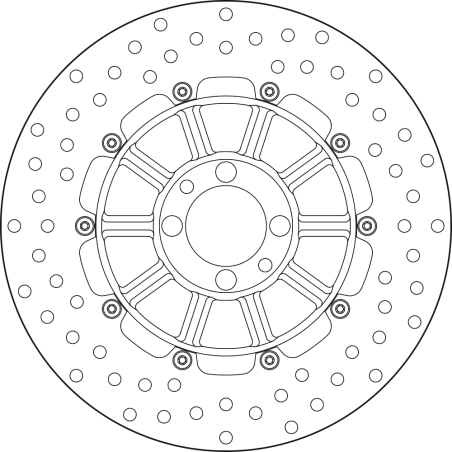 BREMBO BRAKE DISK 68B407D3 68B407D3