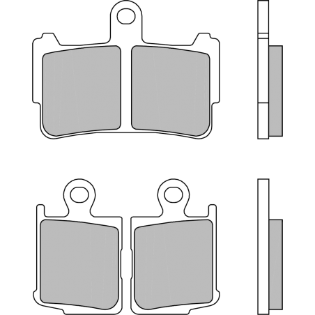 BREMBO Pastillas de freno sinterizadas 07HO37SA