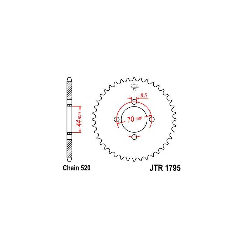 Ring, transmission, rear