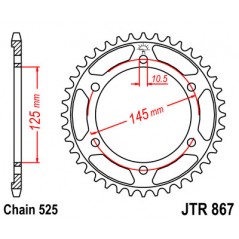 Ring, transmission, rear