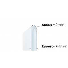 PUIG Protective dividing screen 2 counter supports 870X780 870X780 20330