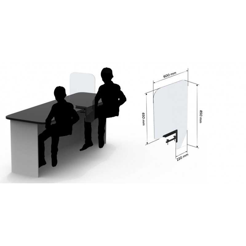 PUIG Office / Store Desktop Divider Screen OFFICE 600X850X4 OFFICE 600X850X4 20421