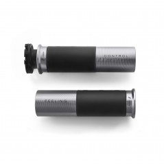 RIZOMA Puños de aluminio ICON 22 MM con goma ergonómica antideslizante - Disponible en varios colores GR225