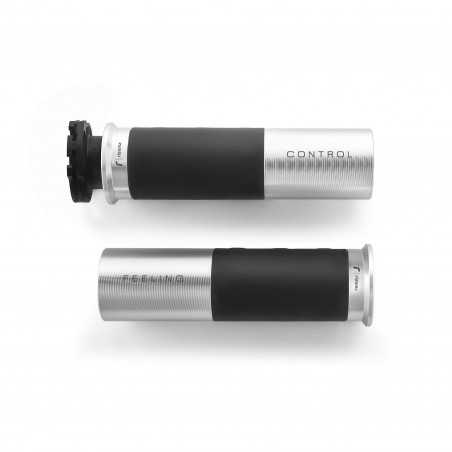 RIZOMA Puños de aluminio ICON 22 MM con goma ergonómica antideslizante - Disponible en varios colores GR225