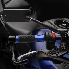 RIZOMA Puños de aluminio mecanizado y goma racing SPORT LINE Ø 22 MM GR205
