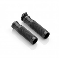 RIZOMA Puños de aluminio mecanizado y goma racing SPORT LINE Ø 22 MM GR205