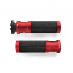 RIZOMA Puños de aluminio mecanizado y goma racing SPORT LINE Ø 22 MM GR205