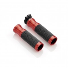 RIZOMA Puños de aluminio mecanizado y goma racing SPORT LINE Ø 22 MM GR205