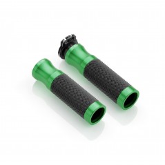 RIZOMA Puños de aluminio mecanizado y goma racing SPORT LINE Ø 22 MM GR205