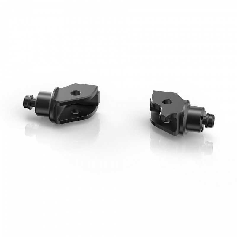 RIZOMA Herrajes adaptadores estriberas delanteras piloto (RALLY, TOURING) PE798