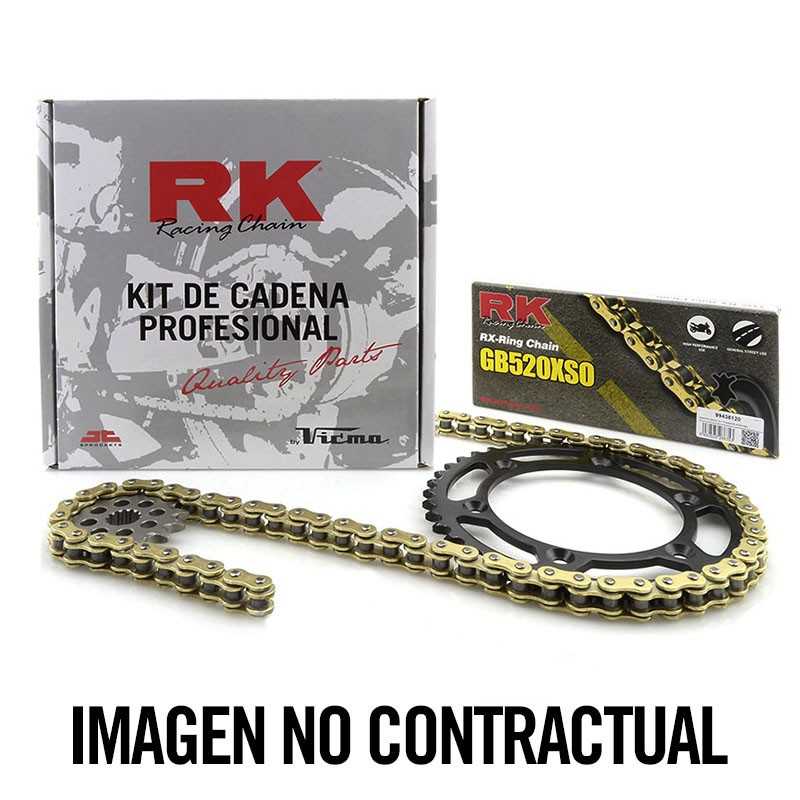 RK Kit de Transmisión 428H para Motocicletas - Plato, Piñón y Cadena (15-42-136) KC103064