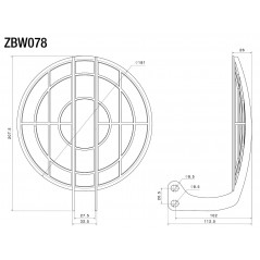 RIZOMA Protector de faro delantero ZBW078