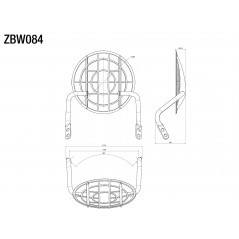 RIZOMA Protector de faro delantero ZBW084
