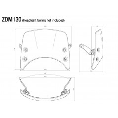 RIZOMA Adaptador cupula herraje montaje CF011 ZDM130