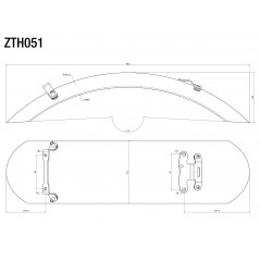 RIZOMA REAR MUDGUARD ZTH051