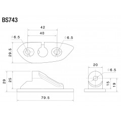 RIZOMA Adaptador espejo retrovisor BS743