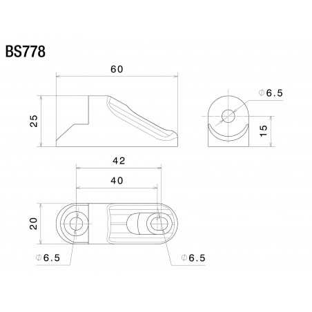 RIZOMA REARVIEW MIRROR ADAPTOR BS778