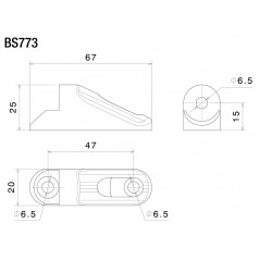 RIZOMA Adaptador espejo retrovisor BS779