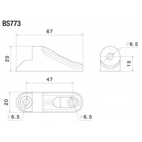 RIZOMA Adaptador espejo retrovisor BS779