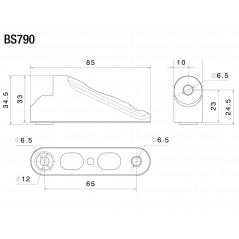 RIZOMA Adaptador espejo retrovisor BS790
