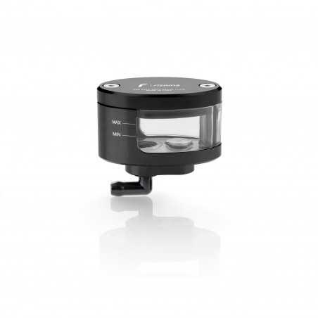 RIZOMA Depósito líquido embrague NEXT de aluminio mecanizado con vaso transparente CT125