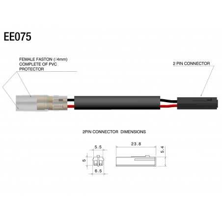 RIZOMA Cables instalacion intermitentes sin cortar originales EE075