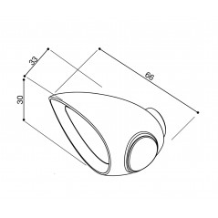 RIZOMA Mini intermitente universal DROP de FR027