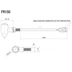 RIZOMA Mini universal flashing CLUB FR150