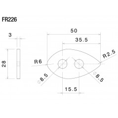 RIZOMA Adaptador mini intermitente FR226