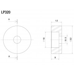 RIZOMA Adapter fitting for protector PROGUARD SYSTEM LP320