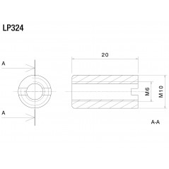 RIZOMA Adapter fitting for protector PROGUARD SYSTEM LP324