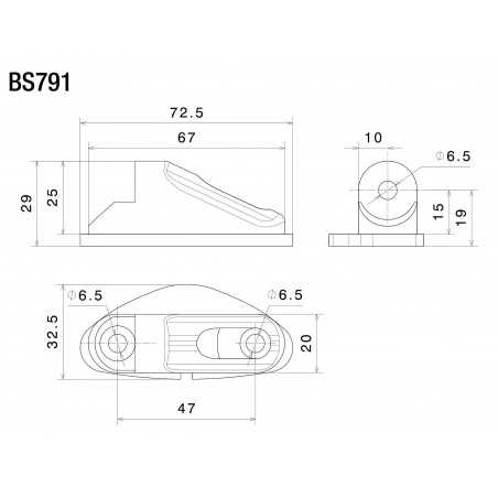 RIZOMA REARVIEW MIRROR ADAPTOR BS791