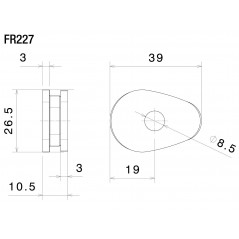 RIZOMA Adaptador mini intermitente FR227