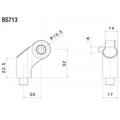 RIZOMA Universal mounting kit SIDE MOUNT BS713